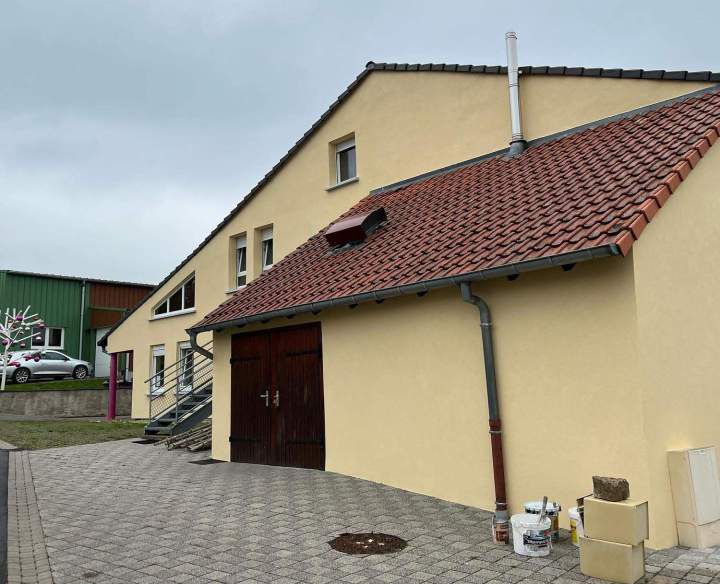 Finition façade en crépi traditionnel Sarrebourg